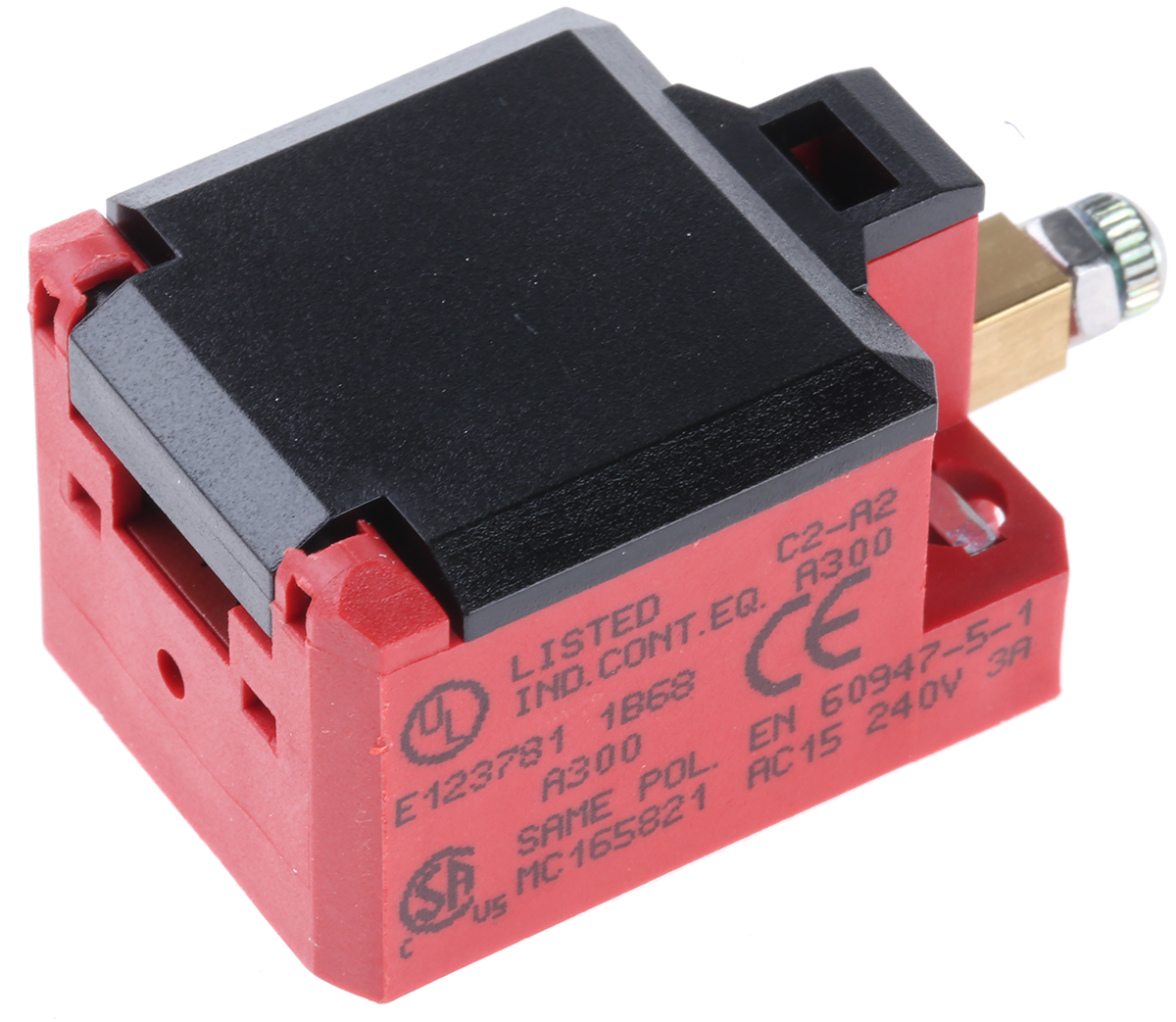 Bernstein AG C2 Series Plunger Interlock Switch, 2NC, IP20, Glass Reinforced Plastic (GRP) Housing