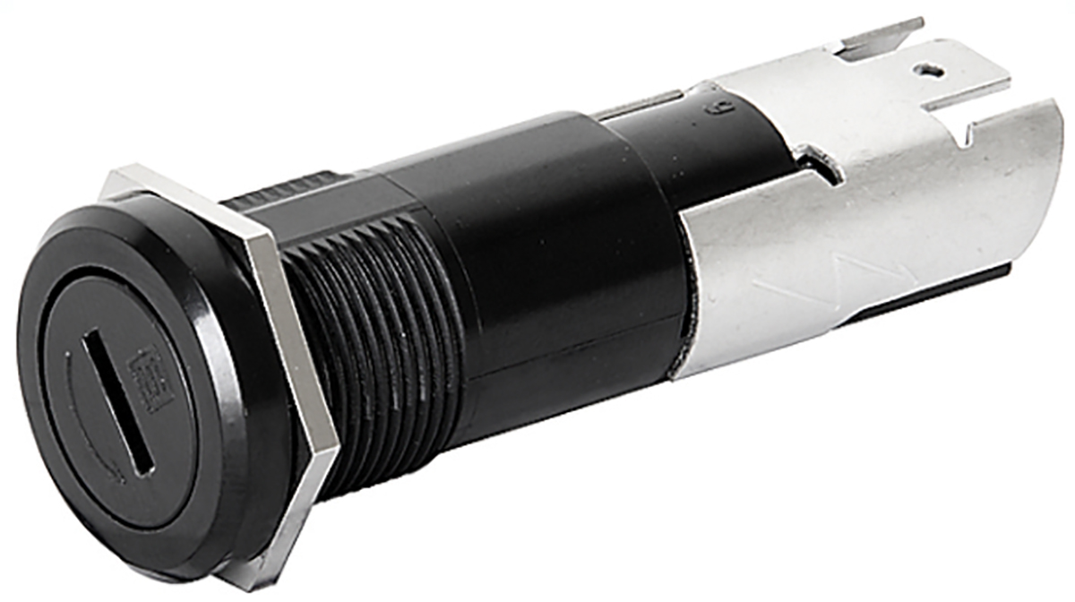 Schurter 16A Panel Mount Fuse Holder for 6.3 x 32, 5 x 20mm Fuse, 1P, 500V ac