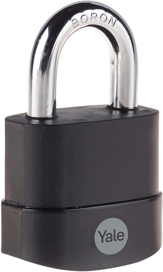 Yale Padlock Weatherproof Padlock, 10mm Shackle, 56mm Body