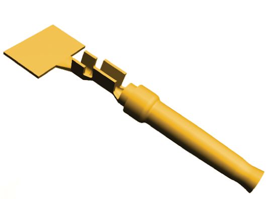 TE Connectivity, AMPLIMITE HDP-20 Series, size 20 Female Crimp D-sub Connector Contact, Gold over Nickel, Gold over