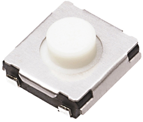 Panasonic White Push Plate Tactile Switch, SPST 20 mA 3.1mm