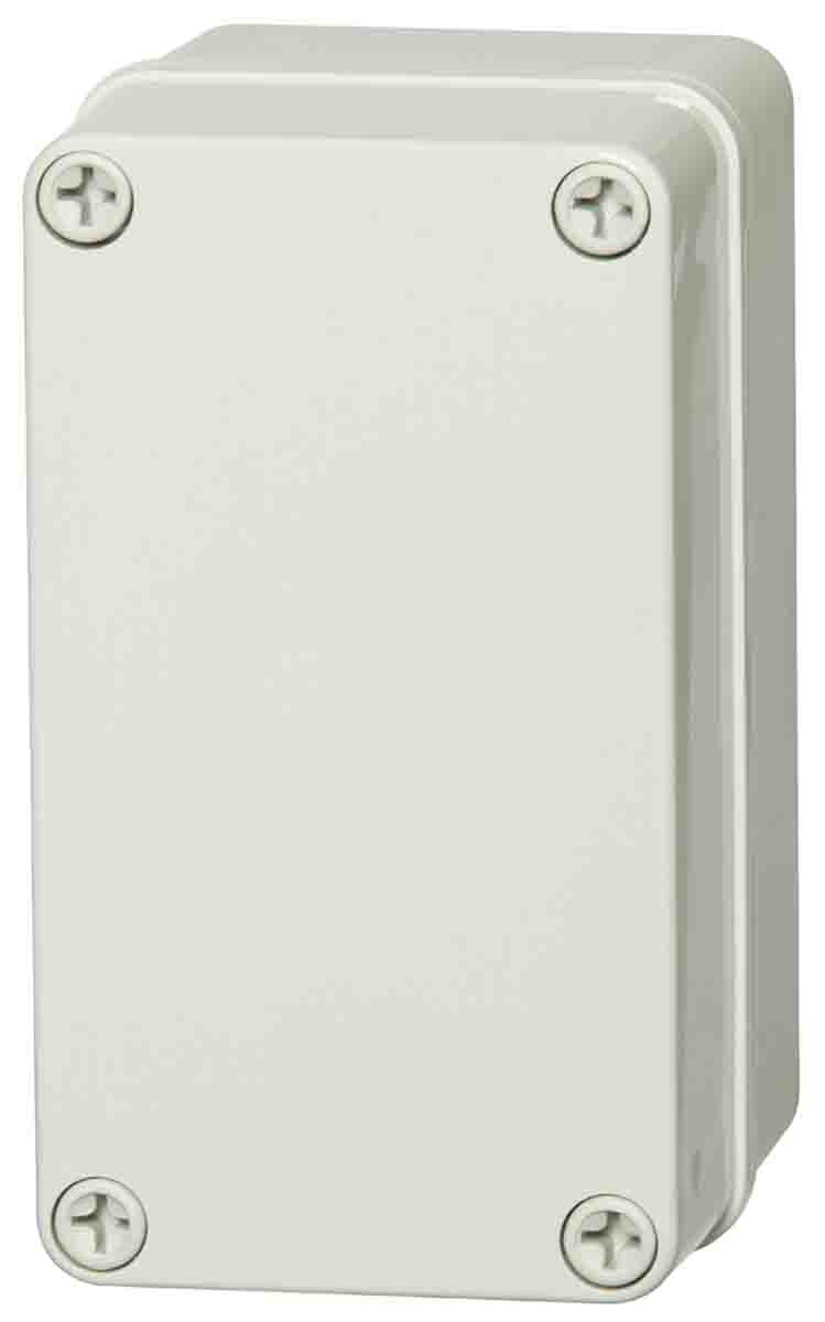 Fibox Grey ABS Enclosure, IP66, IP67, IK07, Grey Lid, 140 x 80 x 65mm