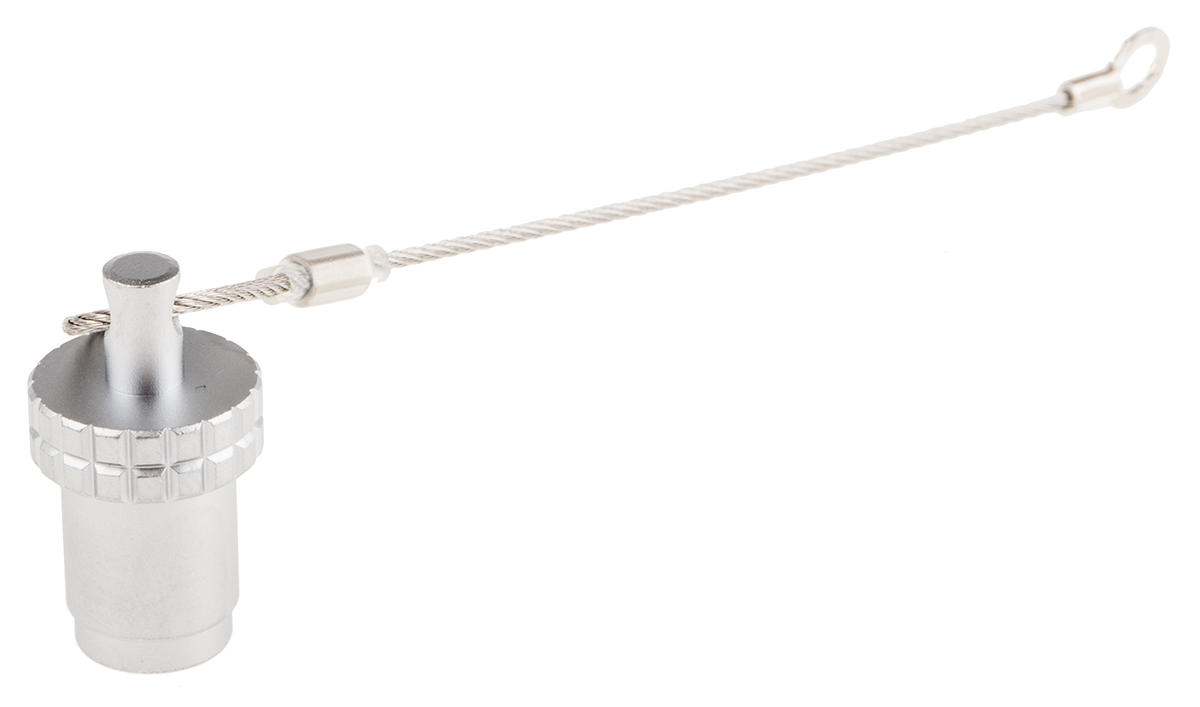 LEMO 1T Male Cable Seal IP68 Rated, with Chrome Finish, Brass