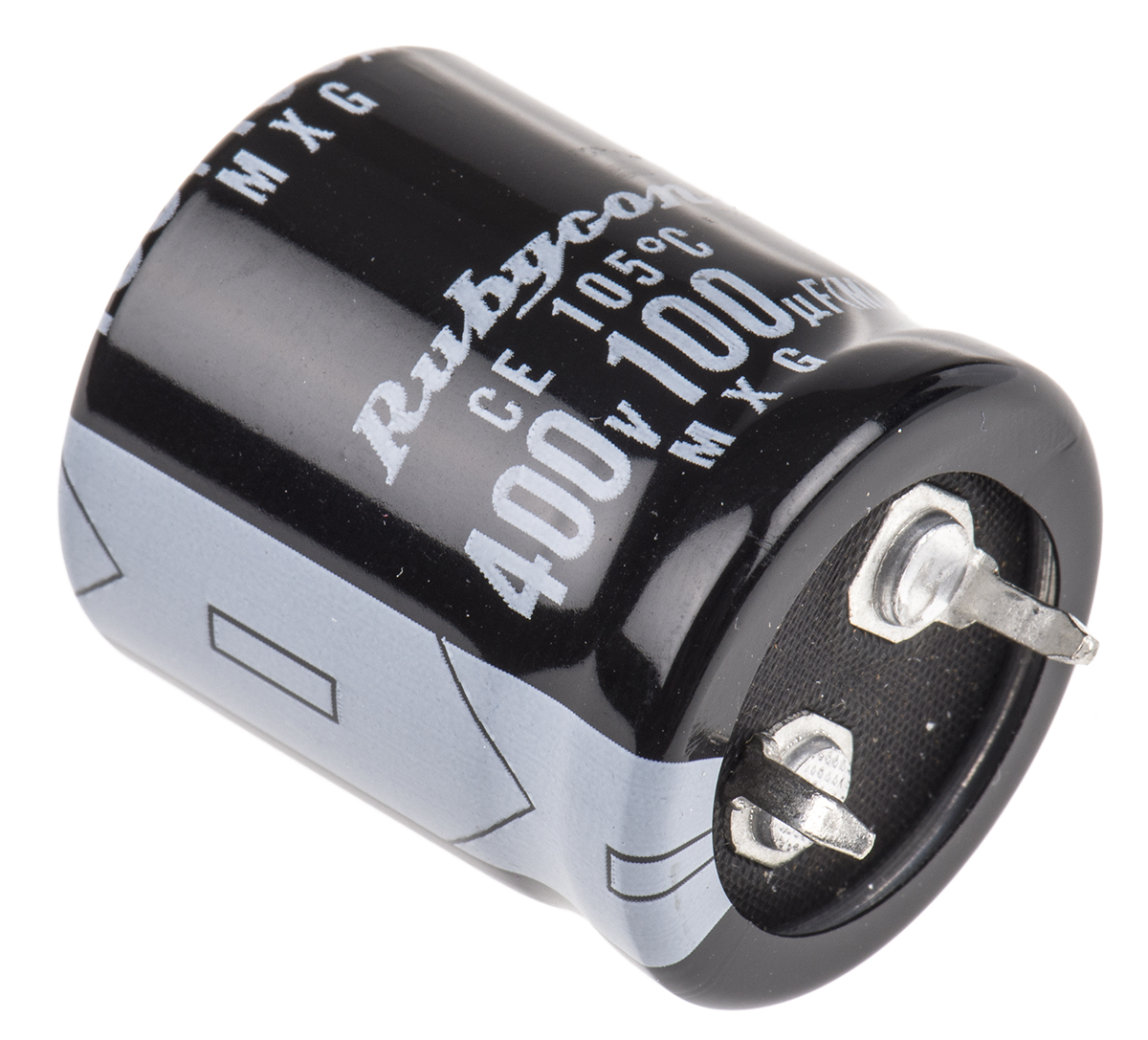 Rubycon 100μF Aluminium Electrolytic Capacitor 400V dc, Snap-In - 400MXG100MSN22X25