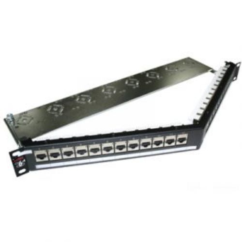 Molex Premise Networks Cat6a 24 Port RJ45 RJ Patch Panel FTP 1U