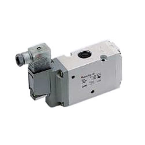 SMC 3 Port/Pilot Poppet Type Pneumatic Solenoid Valve - Solenoid G 1/4 VP300 Series