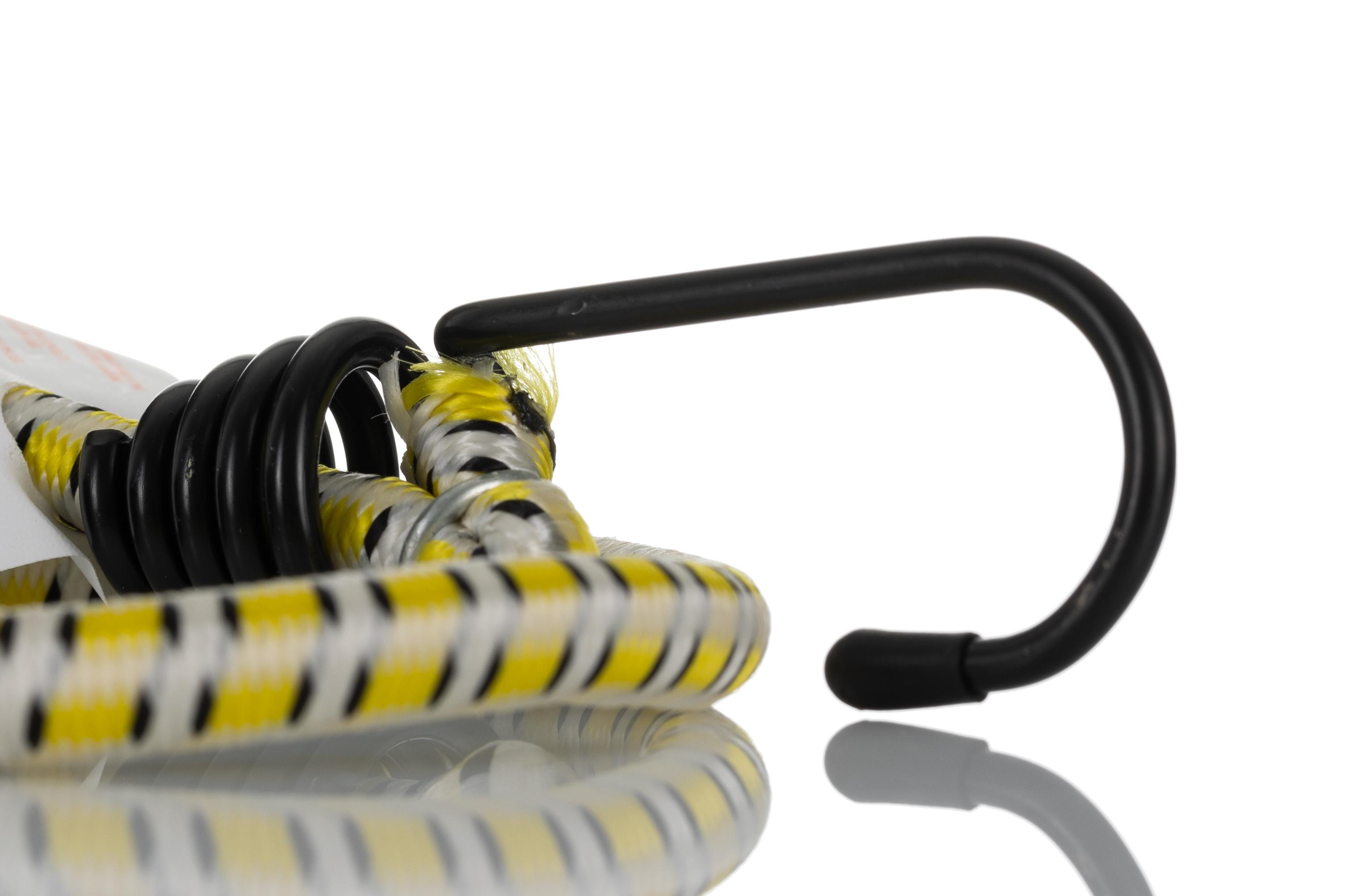 RS PRO 2 Hooks Bungee Cord, 18in Long, 8 mm Diameter