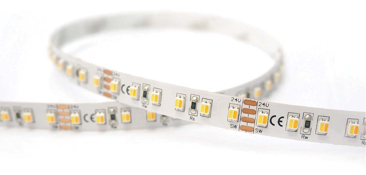 PowerLED 24V dc White LED Strip Light, 3000K Colour Temp, 100mm Length