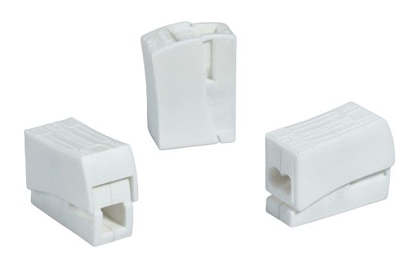 HellermannTyton HECL-2/1 Series Connector, 3-Way, 24A, 0.5 → 2.5 mm² Wire, Push In Termination