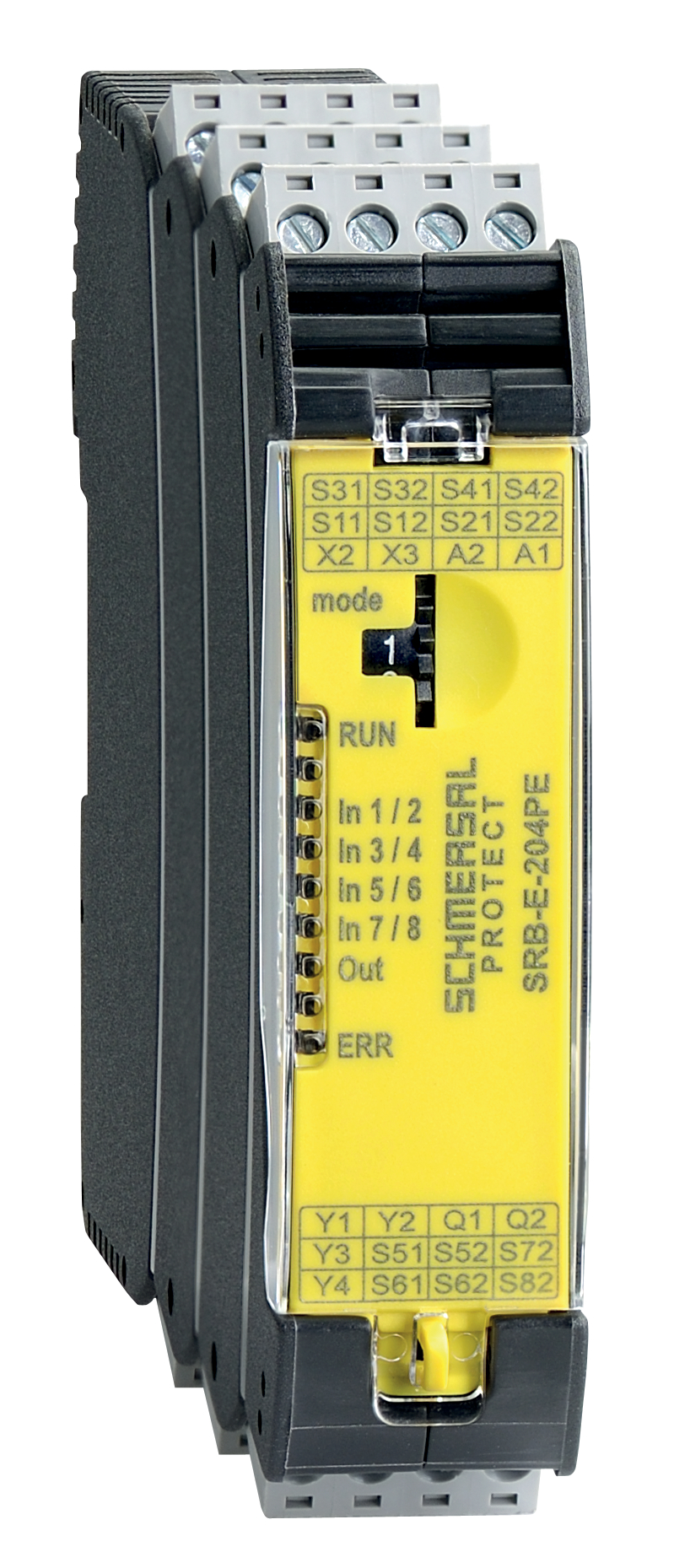 Schmersal SRB-E Safety Relay 24V dc, Single/Dual-Channel 2 Safety Contacts