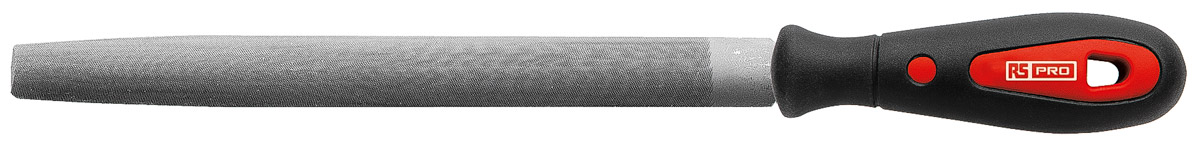 RS PRO 250mm, Second Cut, Half Round Engineers File With Soft-Grip Handle