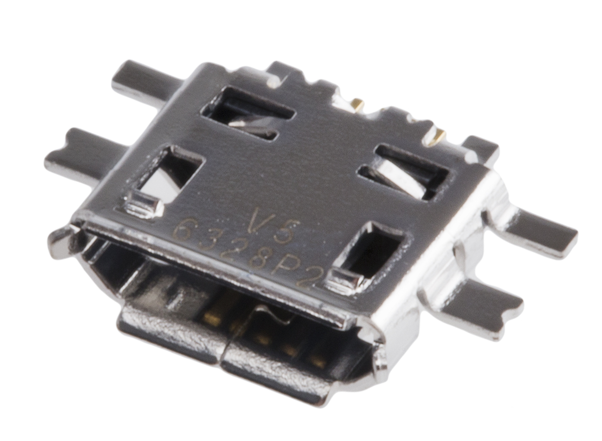 JST Straight, PCB Mount, Socket Type B USB Connector