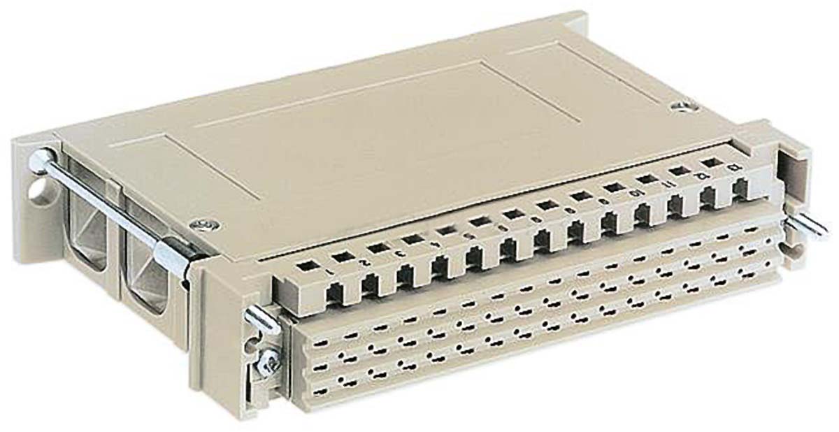 HARTING, 09 06 DIN Power Shell Housing for use with DIN 41612 Connector