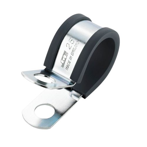 JCS 8mm Black, Zinc-Plated Mild Steel P Clip