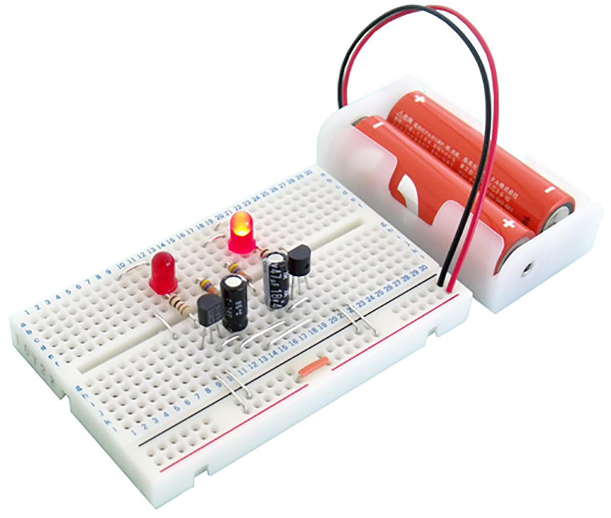 SBS-202, Breadboard Solderless Breadboard Kit 83 x 52 x 9mm