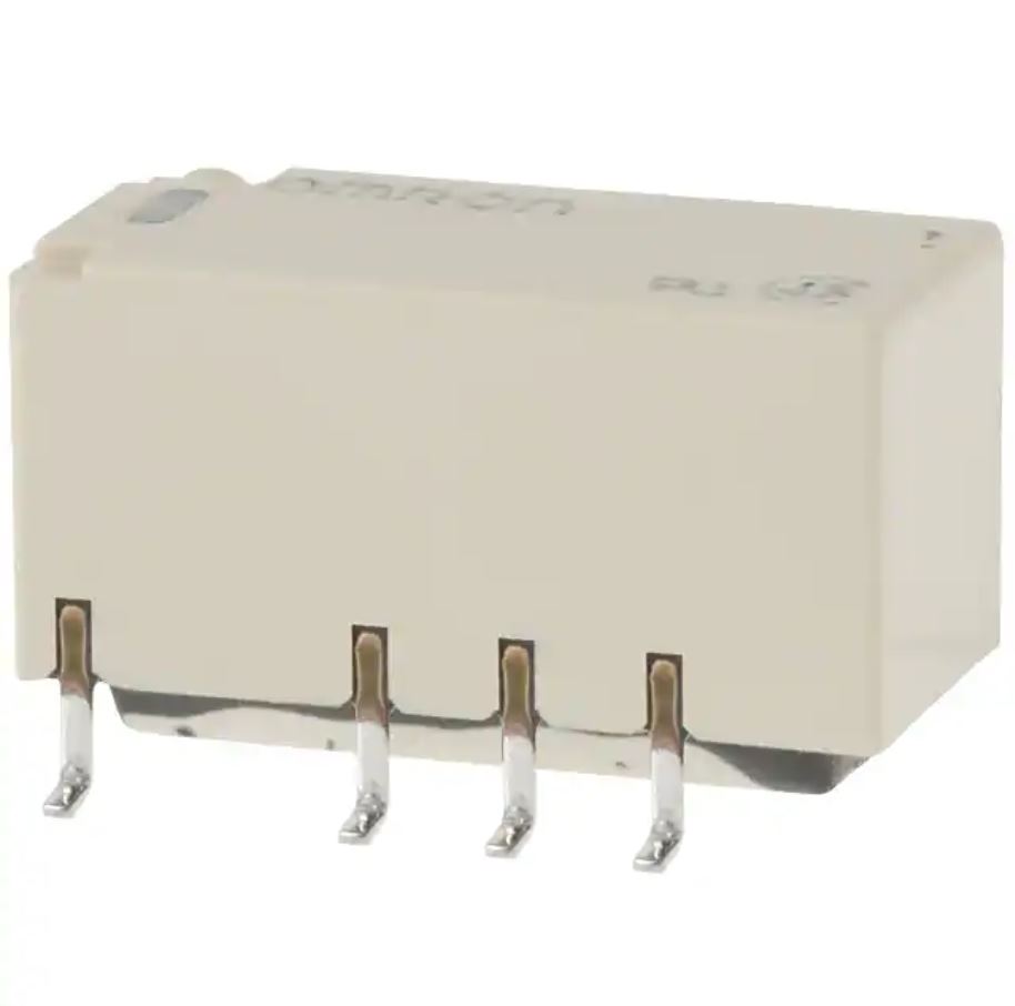 Omron Surface Mount Signal Relay, 12V dc Coil, 2A Switching Current, DPDT