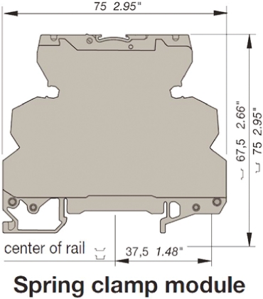 ABB Solid State Relay, DIN Rail Mount