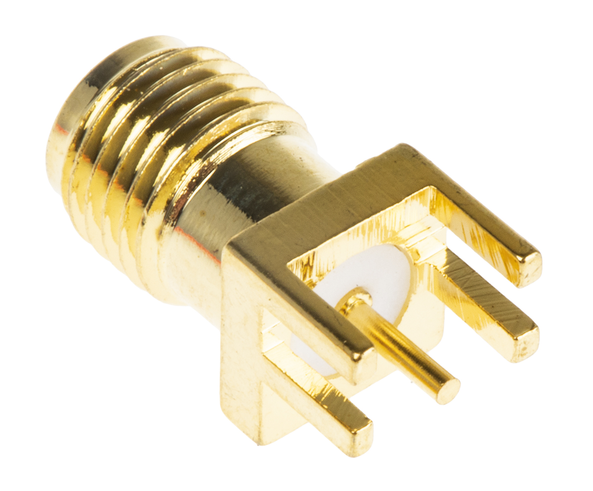 RF Solutions CON Series, Jack SMA Connector, Solder Termination, Straight Body