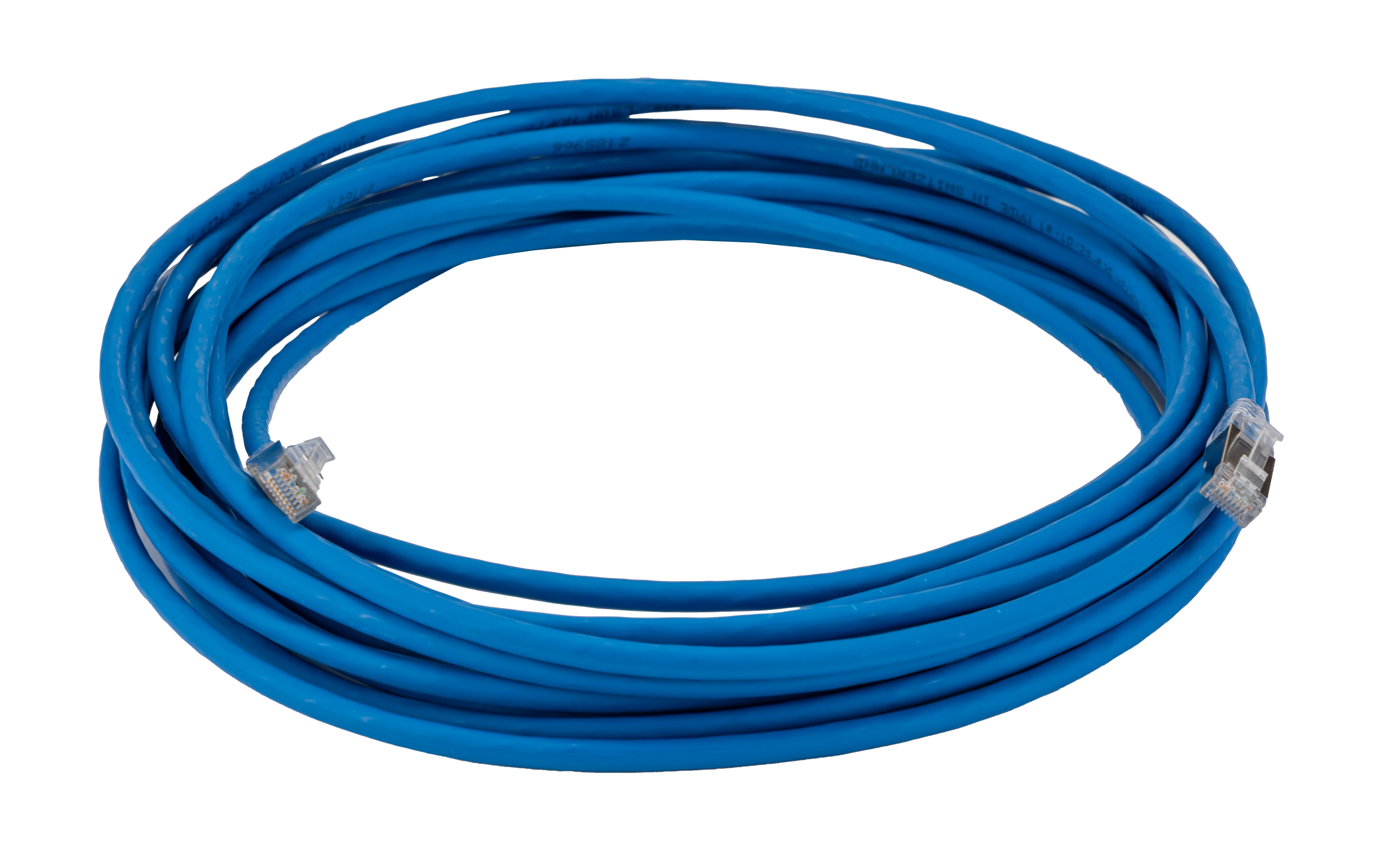 HellermannTyton Connectivity, 10m Cat6a, Blue RJ45 to RJ45, S/FTP, Terminated