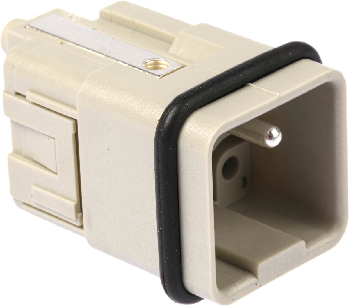 HARTING Heavy Duty Power Connector Insert, 16A, Male, Han Q Series, 6 Contacts