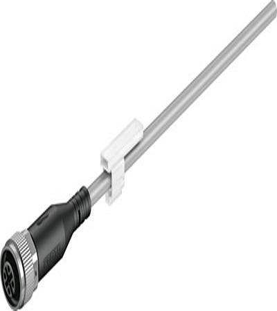 Festo Female 5 way Threaded to 4 way Open End Cable, 10 m