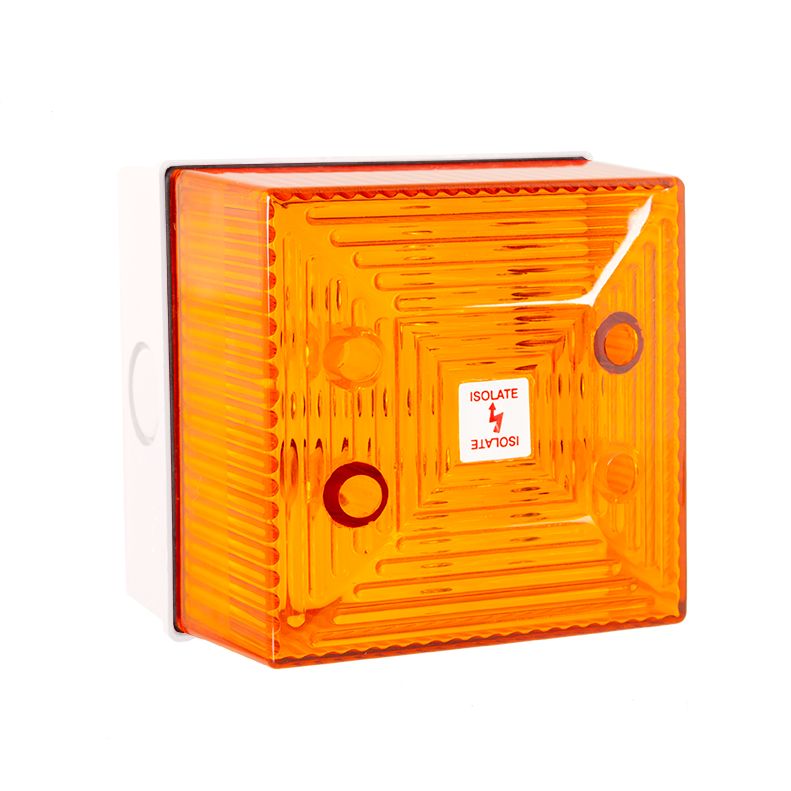 Clifford & Snell FL40 Series Amber Flashing Beacon, 24 V dc, Wall Mount, Xenon Bulb, IP65