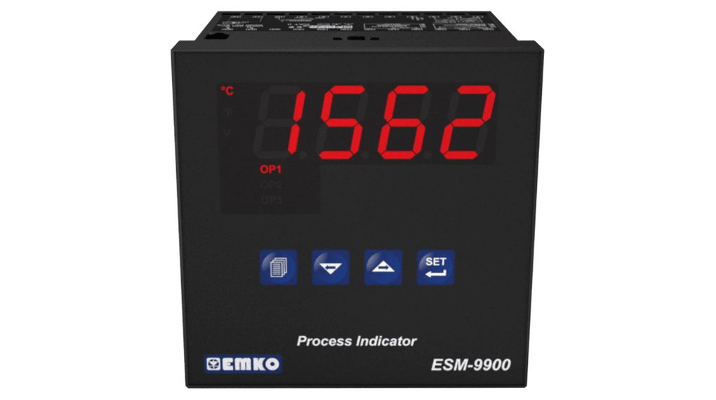 Emko ESM Indicators Digital Panel Multi-Function Meter for Current, Voltage, 46mm x 46mm