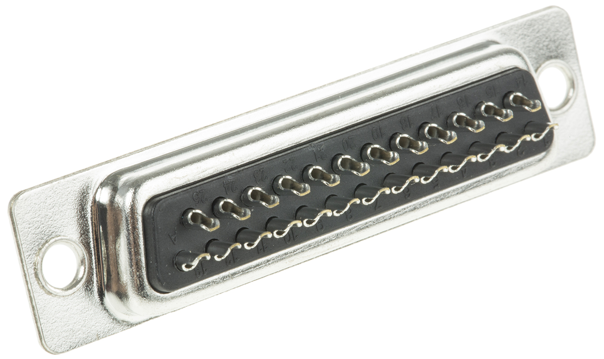 Amphenol Communications Solutions SD 25 Way Panel Mount D-sub Connector Socket