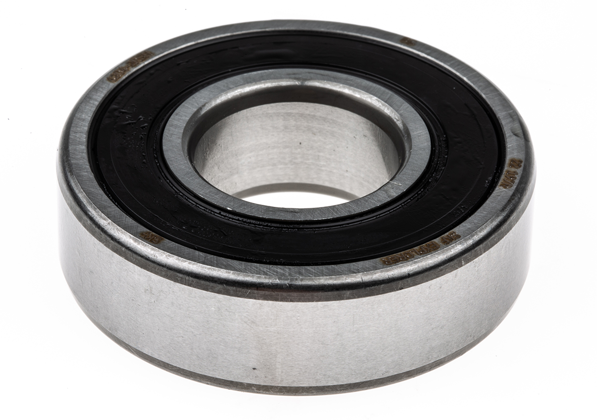 SKF 6204-2RSH 1 Row Ball Bearing - 20 mm ID, 47 mm OD