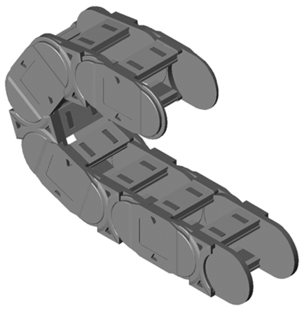Igus E4.32, e-chain Black Cable Chain - Flexible Slot, W100 mm x D54mm, L1m, Igumid G