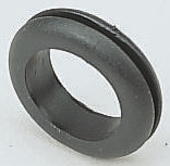 Legrand Black PVC 17mm Cable Grommet for Maximum of 12mm Cable Dia. 0 980 93