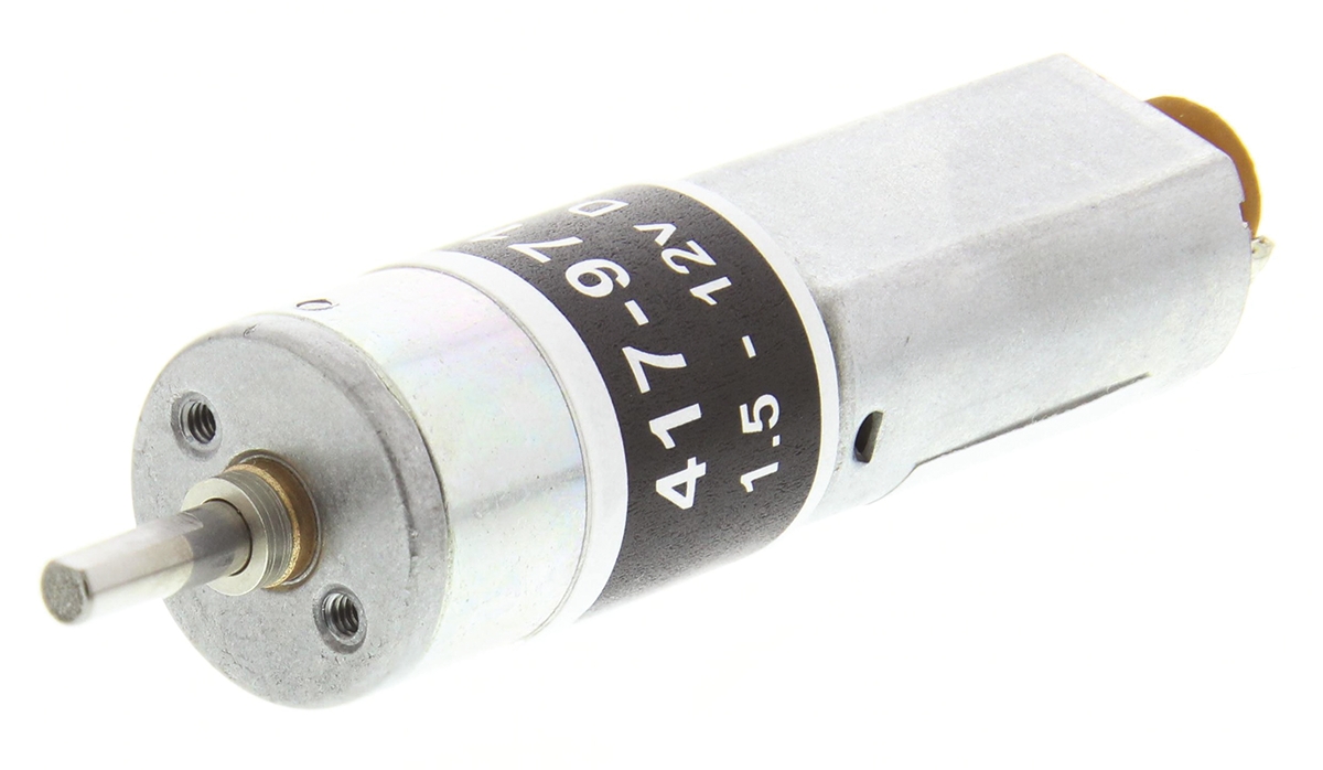 RS PRO Brushed Geared DC Geared Motor, 0.394 W, 12 V dc, 20 Ncm, 27 rpm, 3mm Shaft Diameter