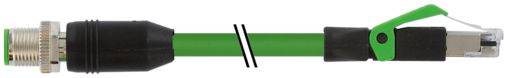 Murrelektronik Limited Male 4 way M12 to Male 4 way RJ45 Sensor Actuator Cable, 5 m