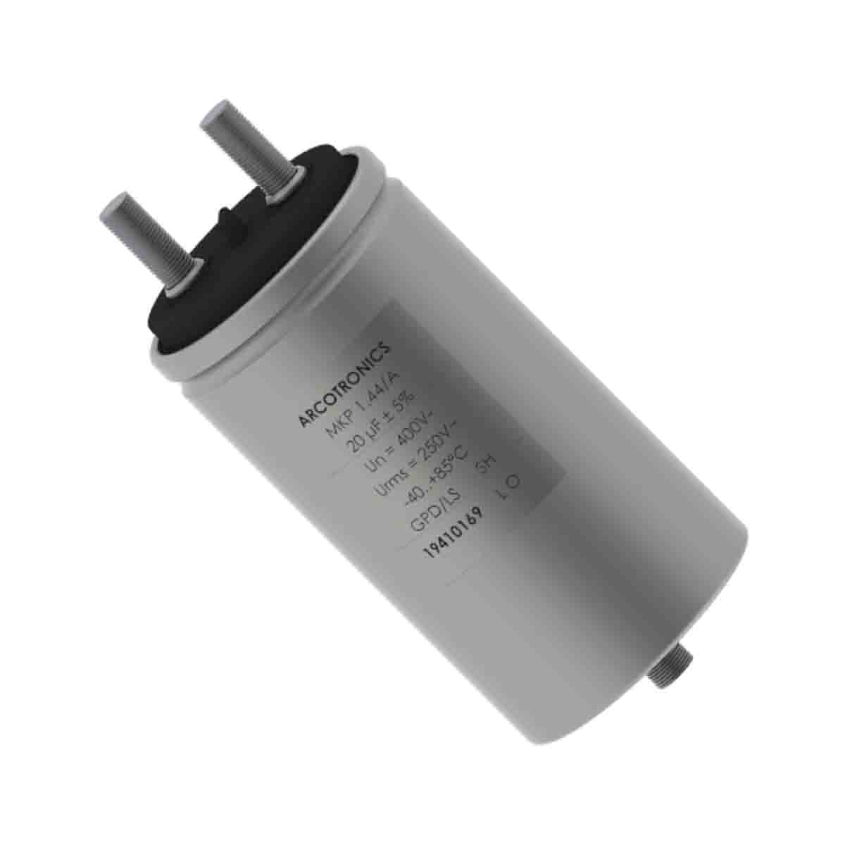KEMET C44A Polypropylene Film Capacitor, 250 V ac, 400 V dc, ±5%, 200μF, Screw Mount