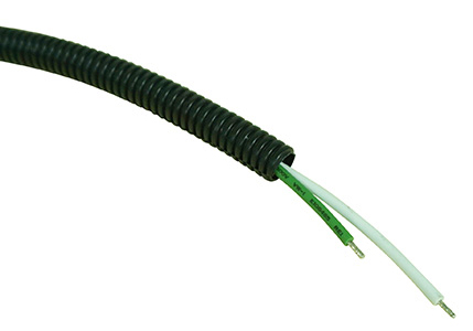 RS PRO Split Conduit, 10mm Nominal Diameter, PP, Black