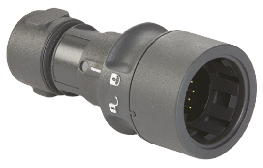 Bulgin Circular Connector, 16 Contacts, Cable, Standard Connector, Plug, Male, IP66, IP69K, IP68, Buccaneer 6000 Series