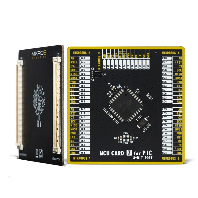 Brand-Rex MCU CARD 7 For PIC PIC18F85J50 Microcontroller Development Board MIKROE-4042