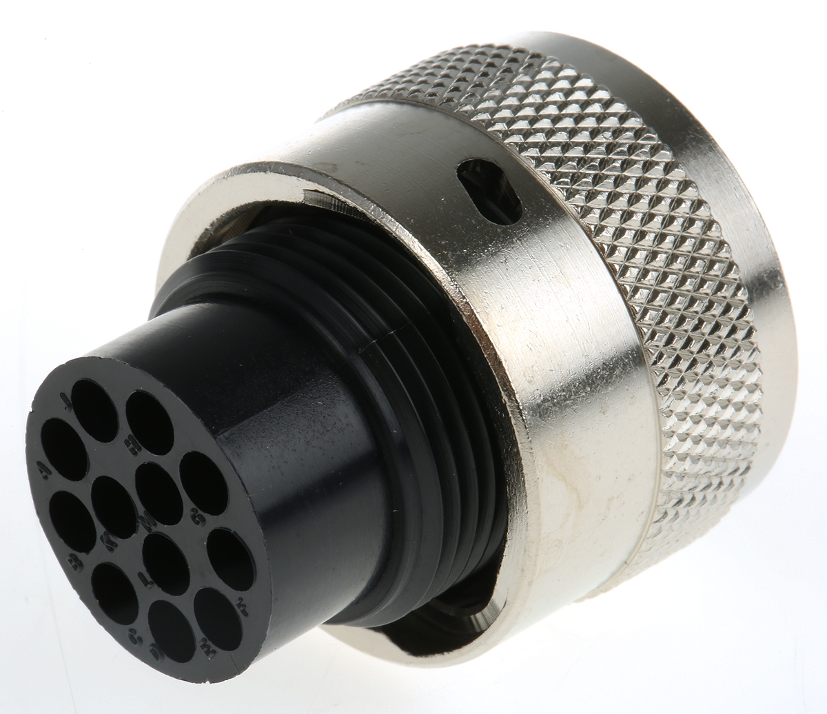 ITT Cannon Circular Connector, 12 Contacts, Cable, Standard Connector, Plug, Male, IP65, Trident Ringlock Series