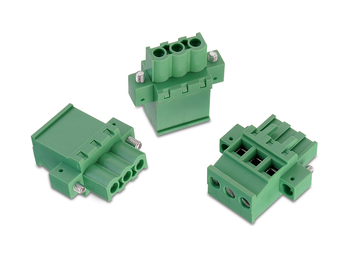 Wurth Elektronik 3407 Series Pluggable Terminal Block, 4-Contact, 5 mm Pitch, 1-Row