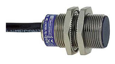 Telemecanique Sensors Inductive Threaded Barrel Proximity Sensor, M18, 5 mm Detection, PNP NO+NC, 12 → 24 V dc
