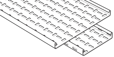 Legrand Medium Duty Tray, Pre-Galvanised Steel 3m x 50 mm x 25mm