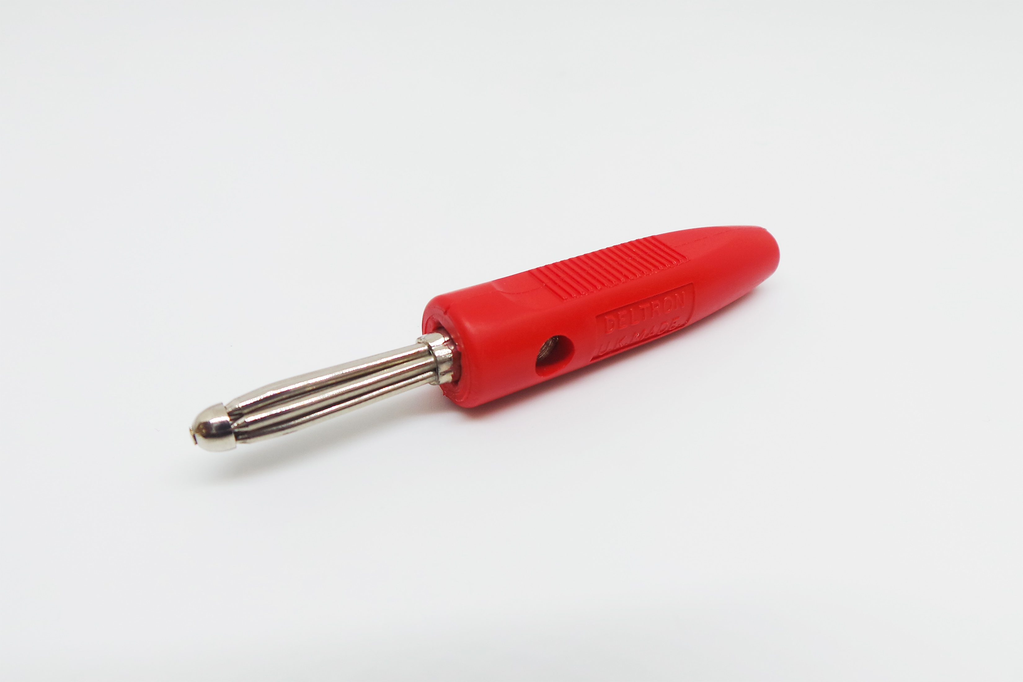 RS PRO Red Male Banana Connectors, Screw Termination, 16A, 50V, Copper Plating