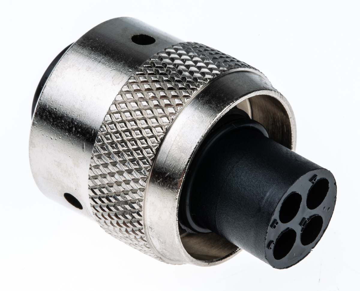 Souriau Sunbank by Eaton Circular Connector, 4 Contacts, Cable, Standard Connector, Socket, Male, IP65, UTG Series