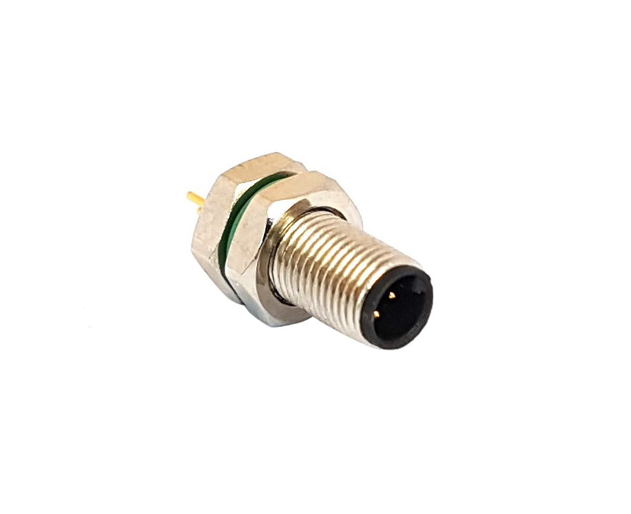 Bulgin Circular Connector, 3 Contacts, Rear, M5 Connector, Plug, Male, IP67, Buccaneer M5 Series