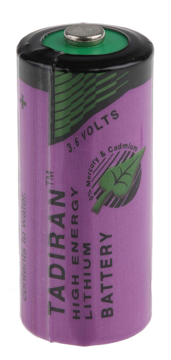Tadiran Lithium Thionyl Chloride 3.6V, 2/3 AA Battery