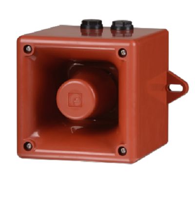 e2s A105N Series Electronic Sounder, 24 → 260 V, ±3dB at 1 m, IP66, AC, 64-Tone
