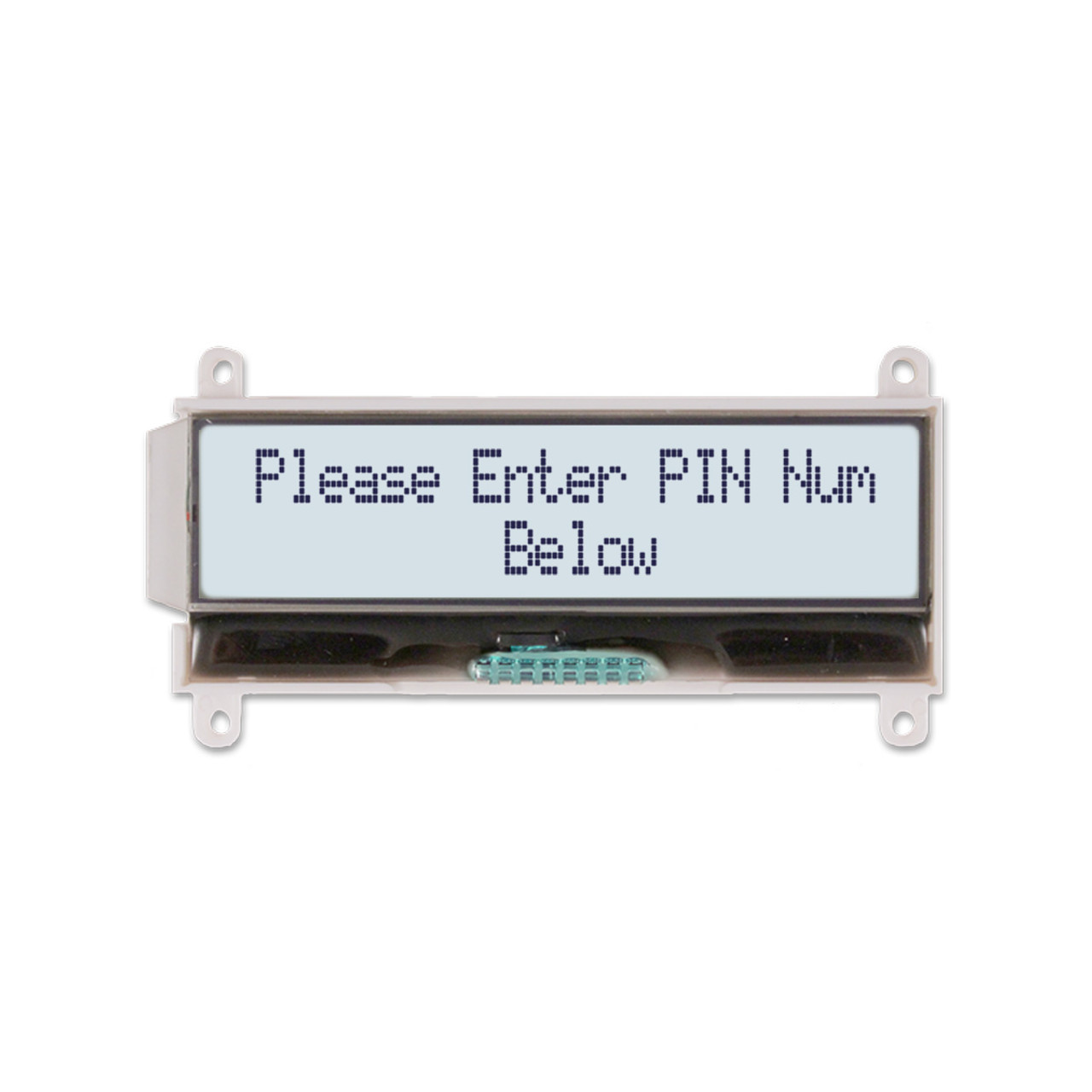 NEWHAVEN DISPLAY INTERNATIONAL NHD-C0220BiZ-FSW-FBW-3V3M NHD Alphanumeric LCD Display, White on White, 2 Rows by 20