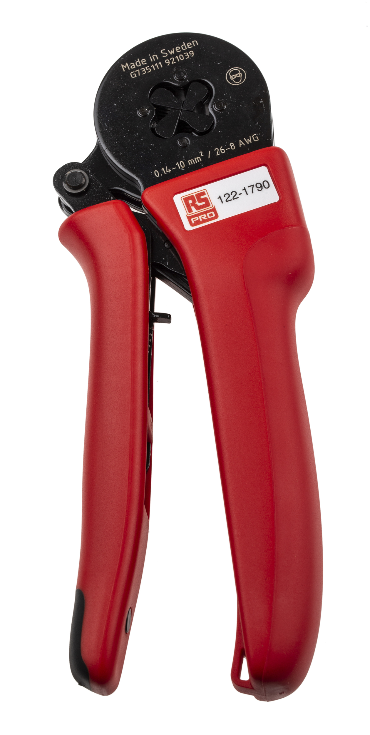 RS PRO Hand Ratcheting Crimp Tool for Wire End Sleeves, 0.14 → 10mm² Wire