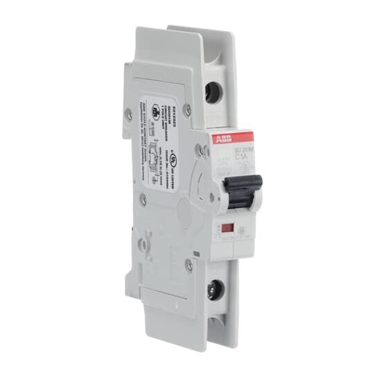 ABB SU200 M MCB, 1P, 1A Curve C, 277V AC, 48V DC, 15 kA Breaking Capacity