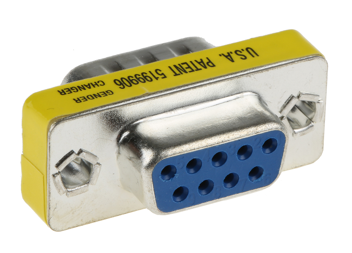 Switchcraft D Sub Adapter Male 9 Way D-Sub to Female 9 Way D-Sub